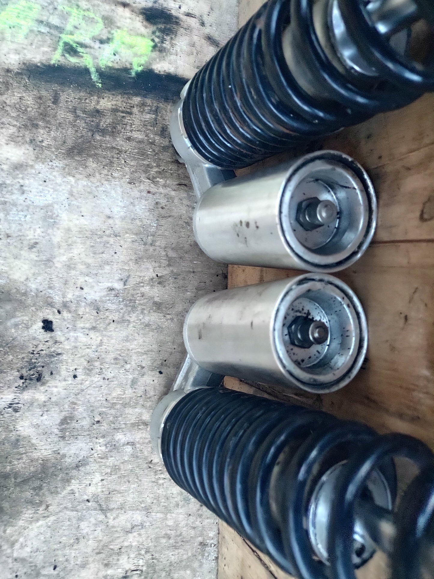 Lexmoto assault 125 pair of rear shock absorbers, shockers (OEM) used 2022