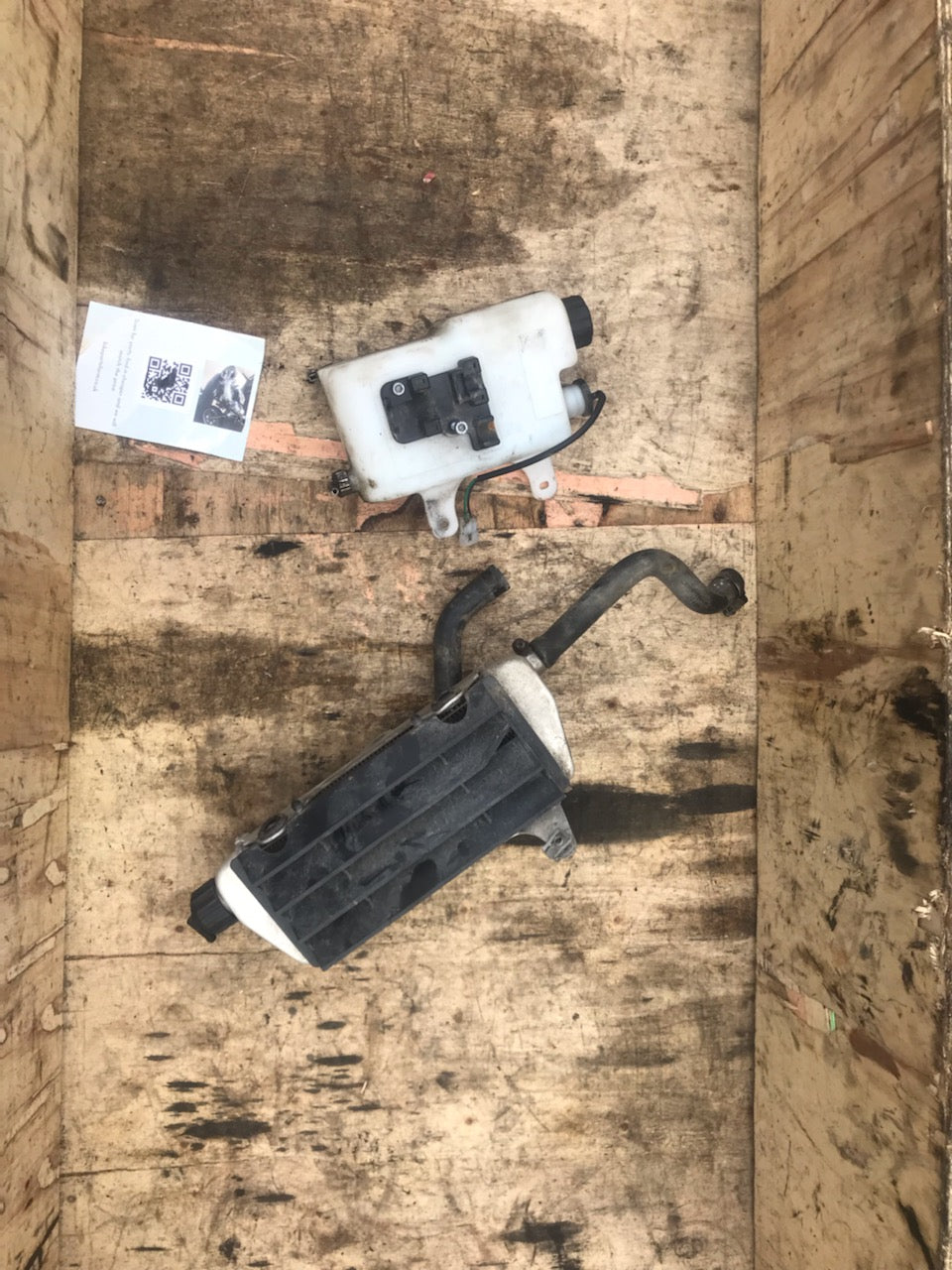 SHERCO supermoto SM-R 50cc coolant tank & oil tank (2021)