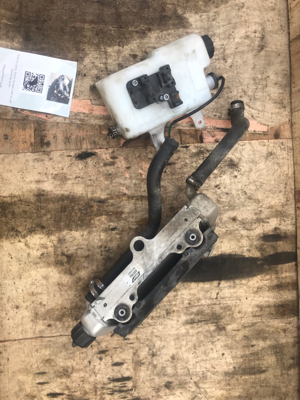 SHERCO supermoto SM-R 50cc coolant tank & oil tank (2021)