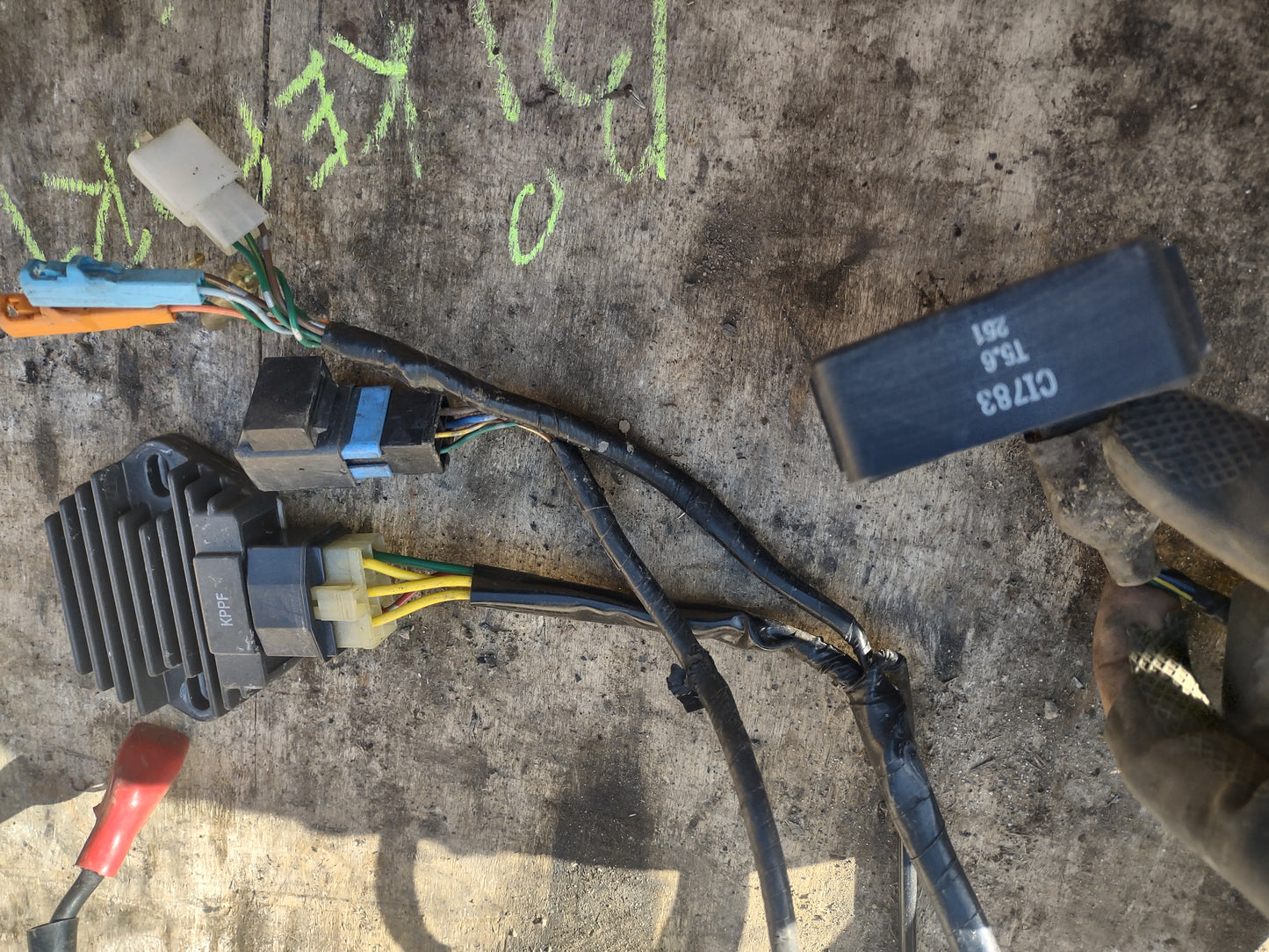 Honda CBR R 125 wiring (C1783)