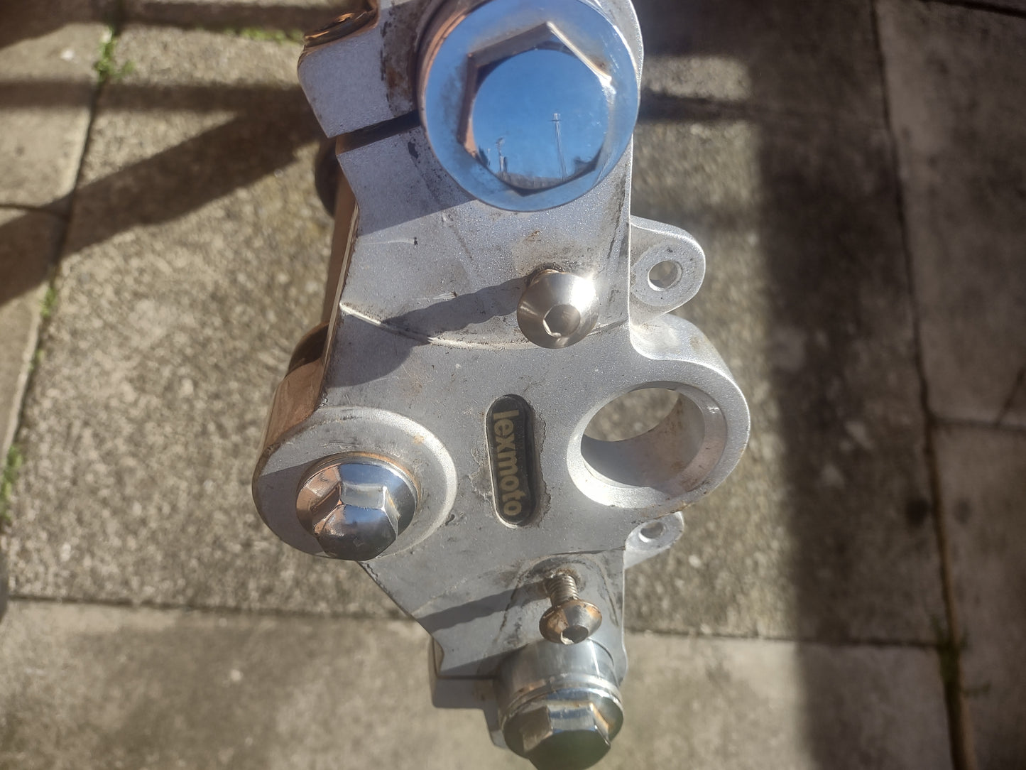 Lexmoto zsx f 125 front forks / shockers top & bottom yoke (2017)