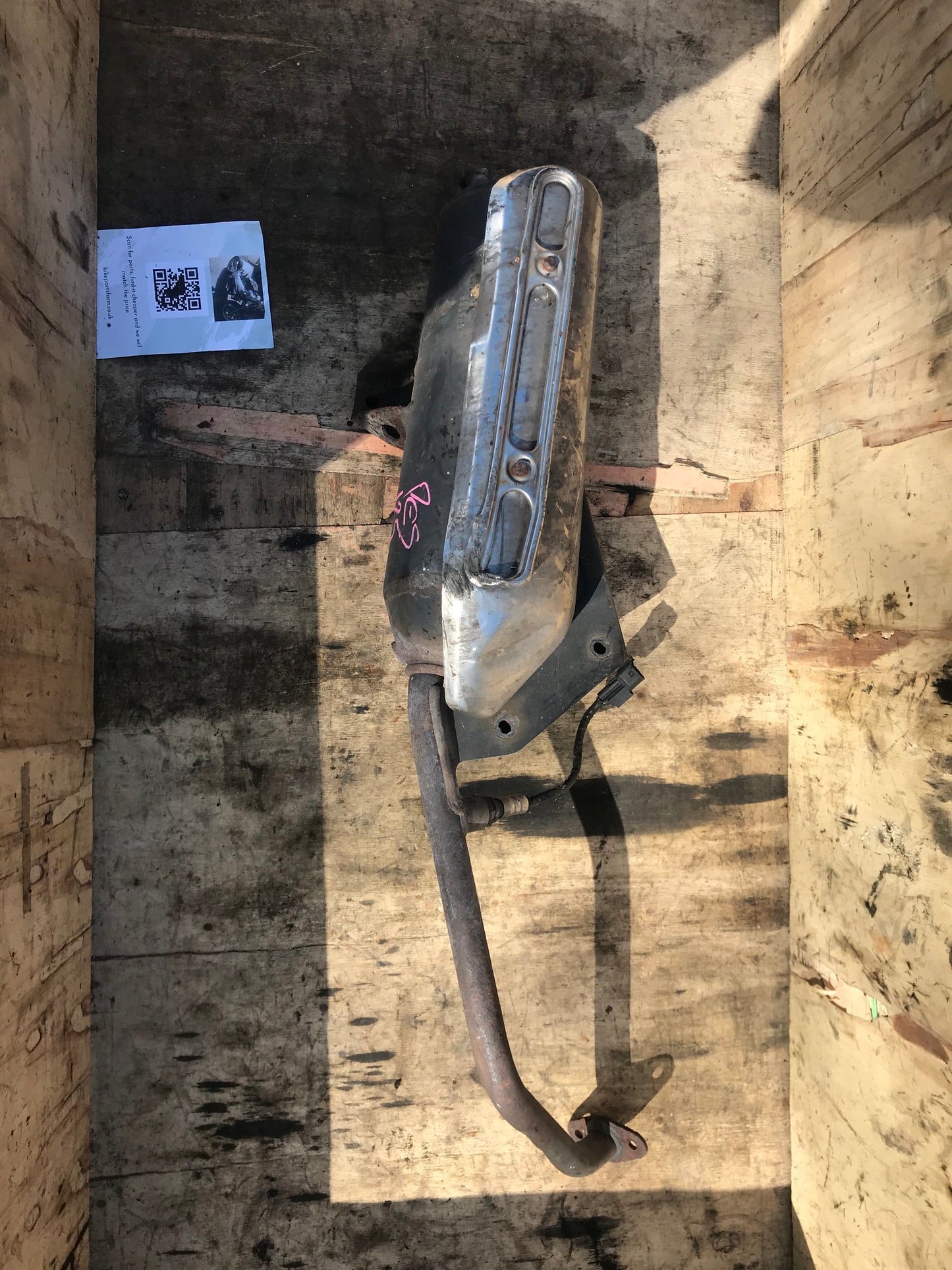 Honda PES 125 exhaust
