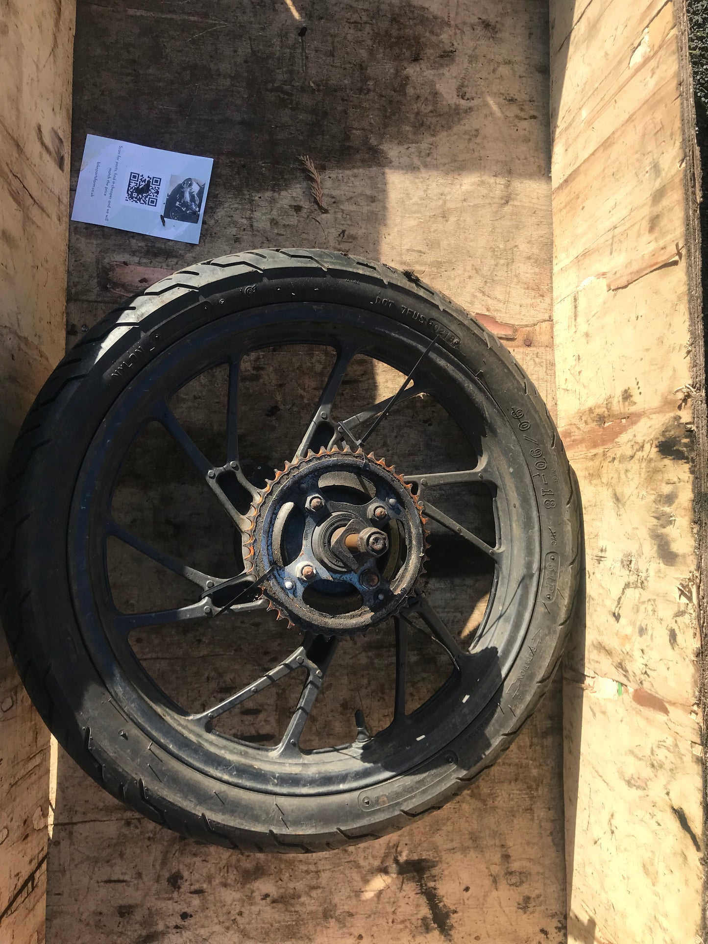 Honda Cbf 125 Motorbike Tyres 