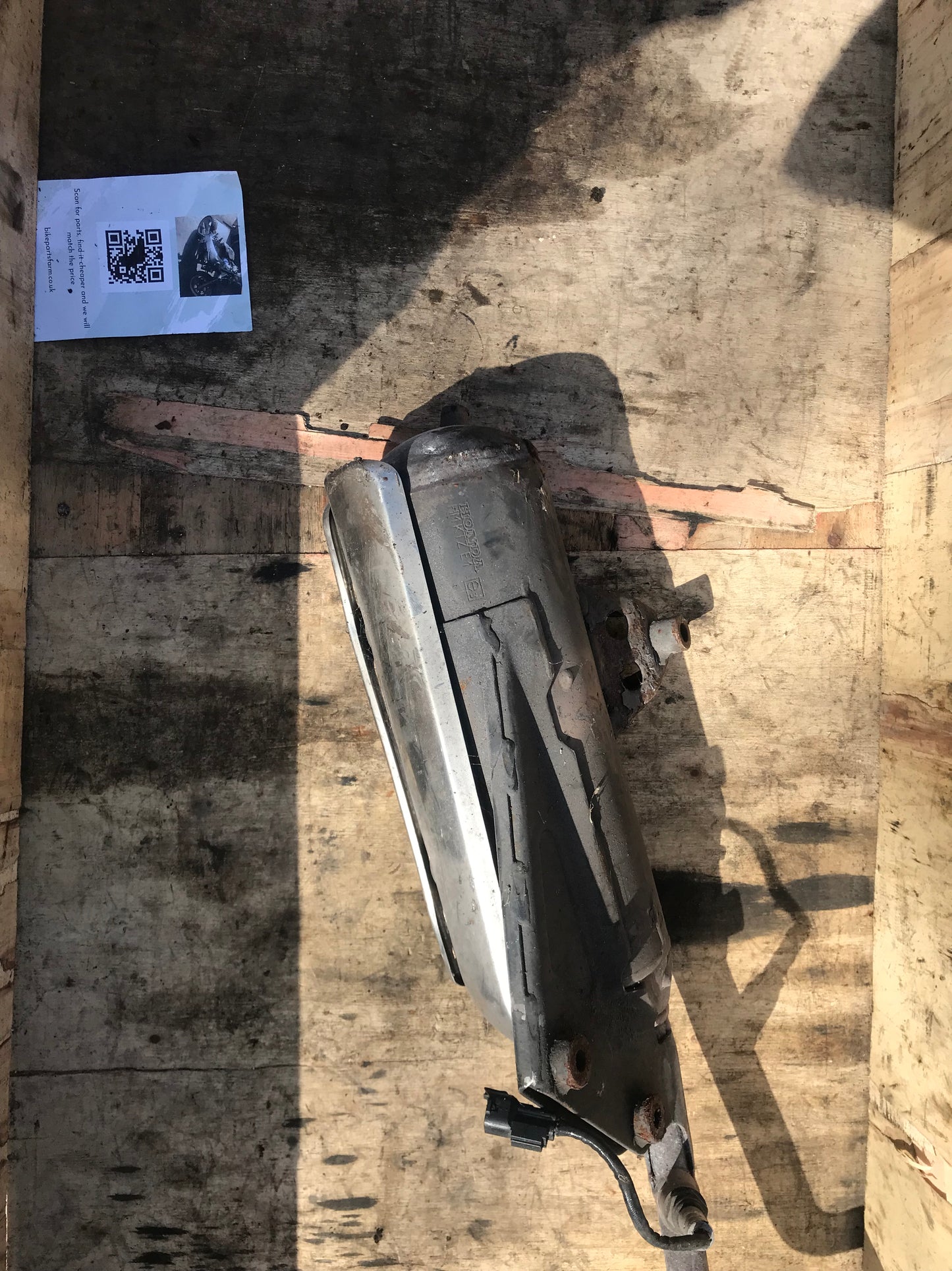 Honda PES 125 exhaust