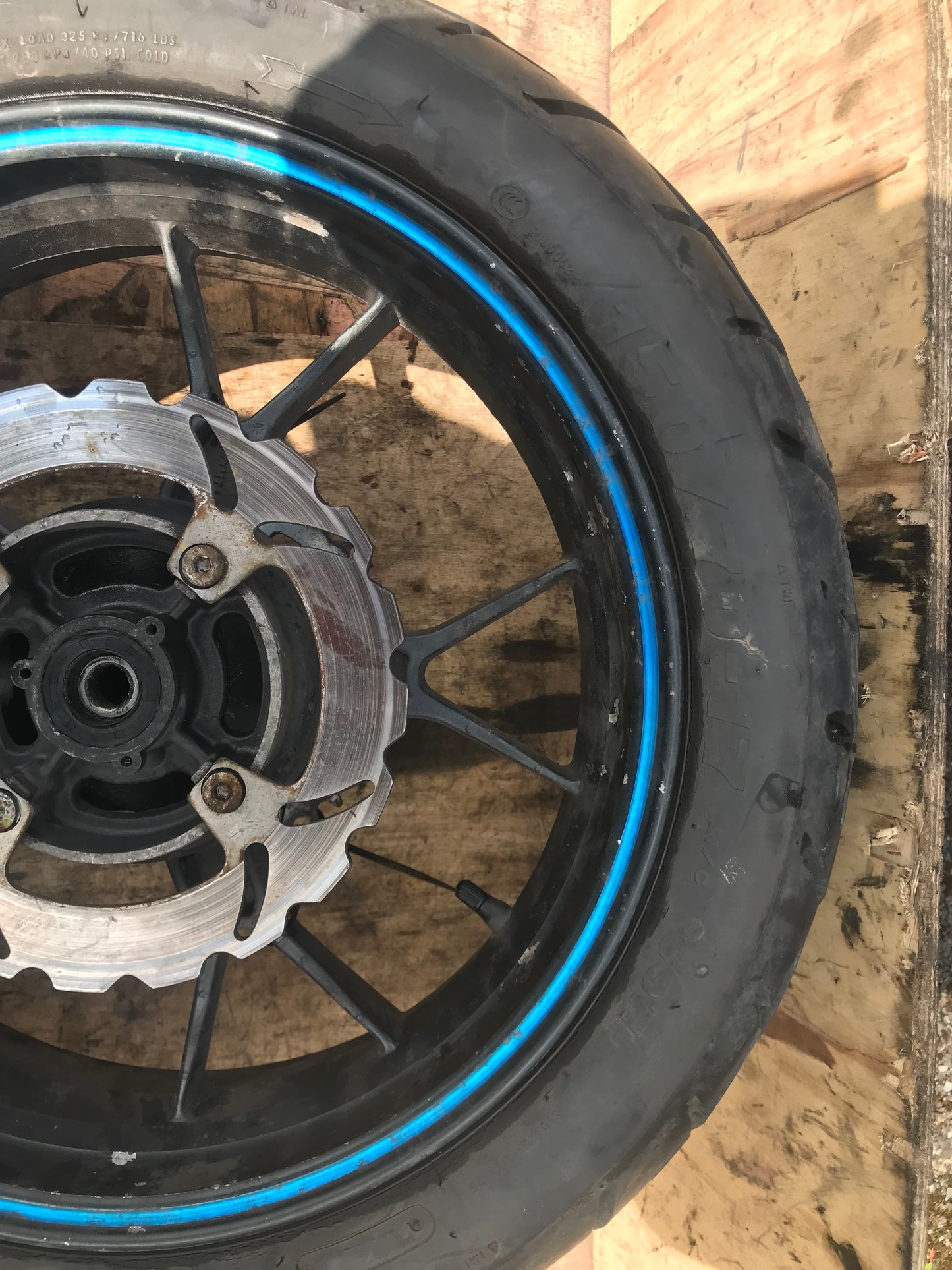 Lexmoto LXR 125 rear wheel & tyre