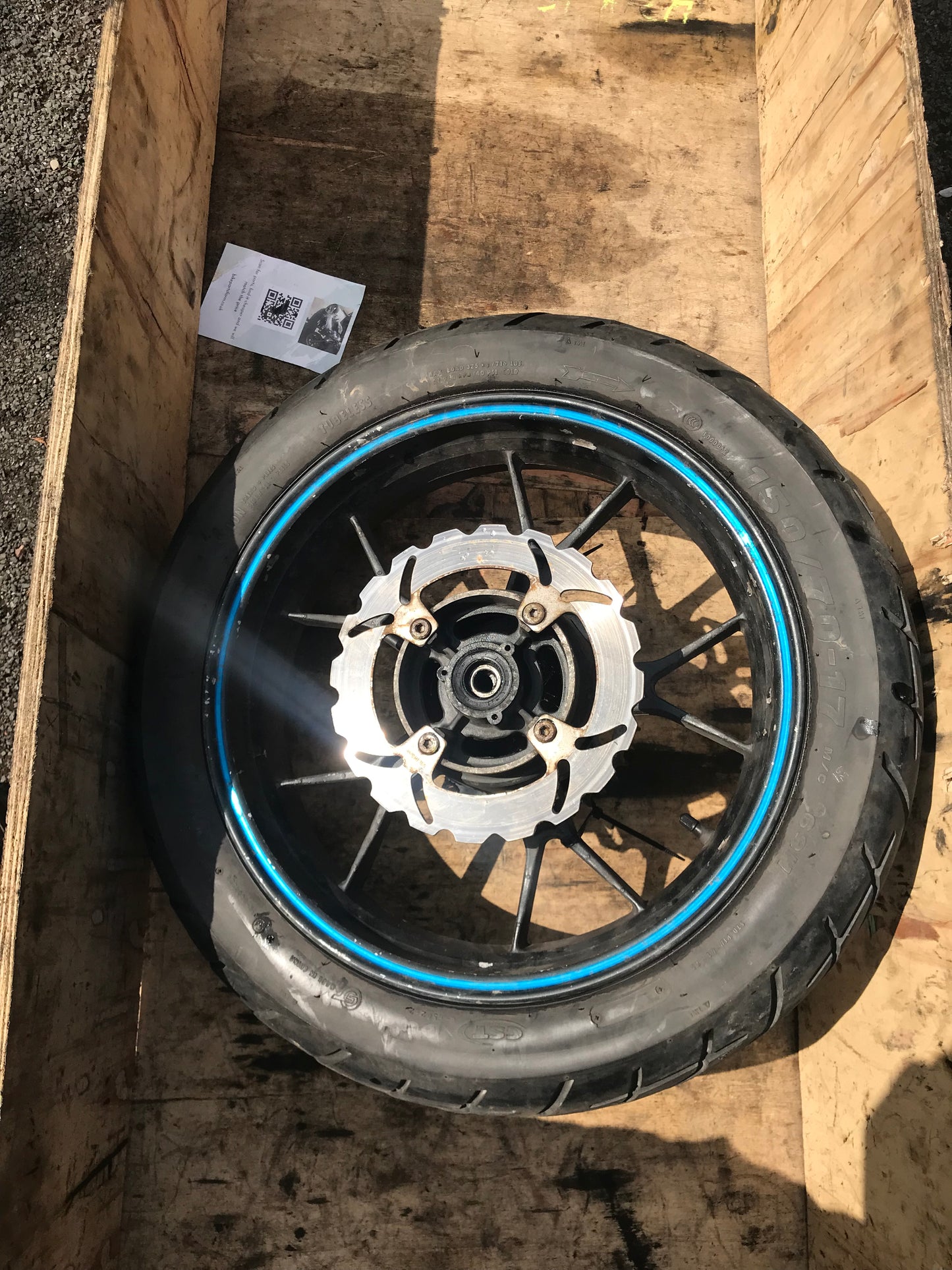 Lexmoto LXR 125 rear wheel & tyre