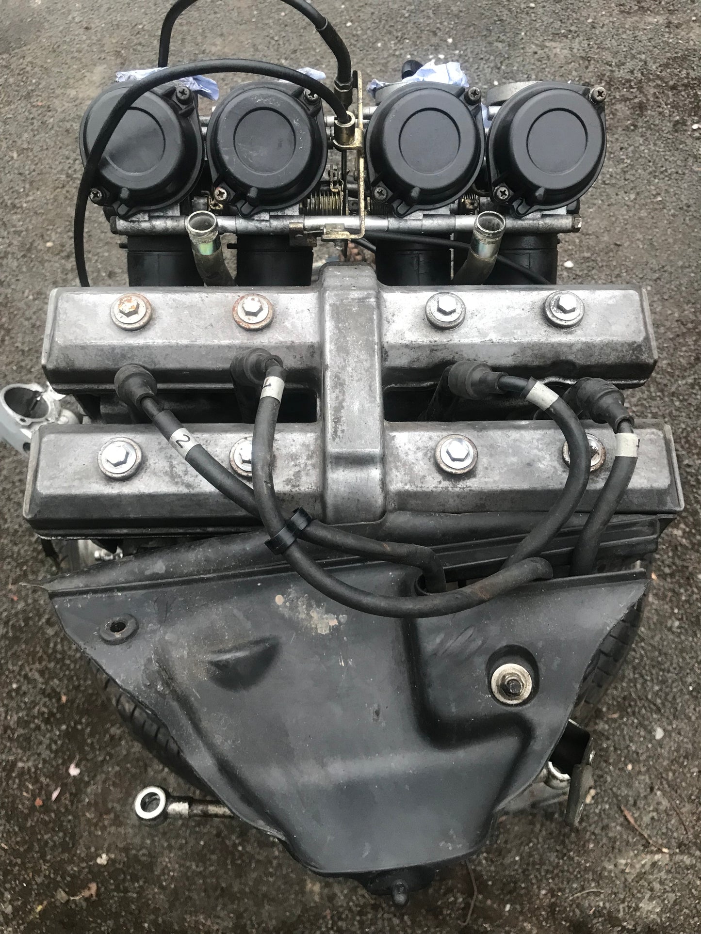 Yamaha FZR 600 3HE complete engine and full wiring including ECU 4 stroke