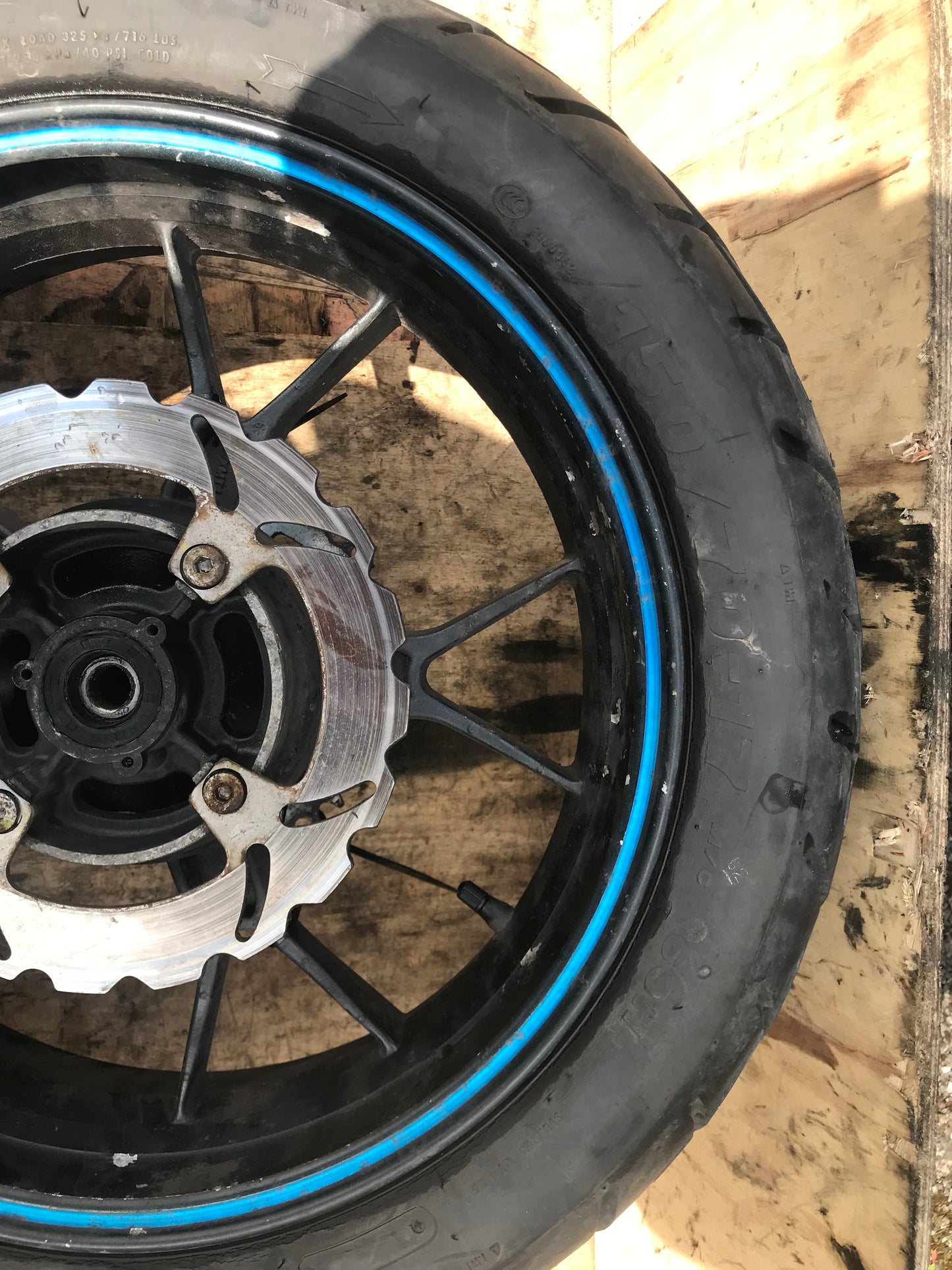 Lexmoto LXR 125 rear wheel & tyre