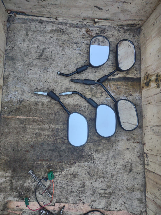 SUZUKI 110 UK mirrors, stand etc job lot