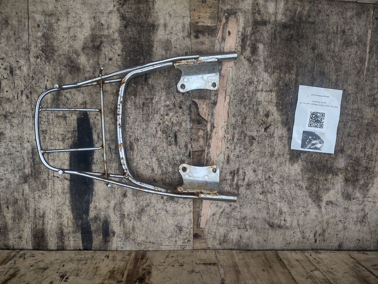 Yamaha YBR 125 luggage rack