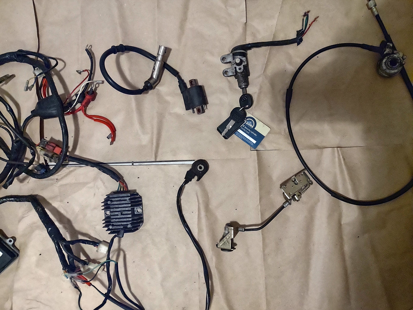 LEXMOTO Milano 125 wiring, locks, keys, Speedo cable, ECU, rectifier