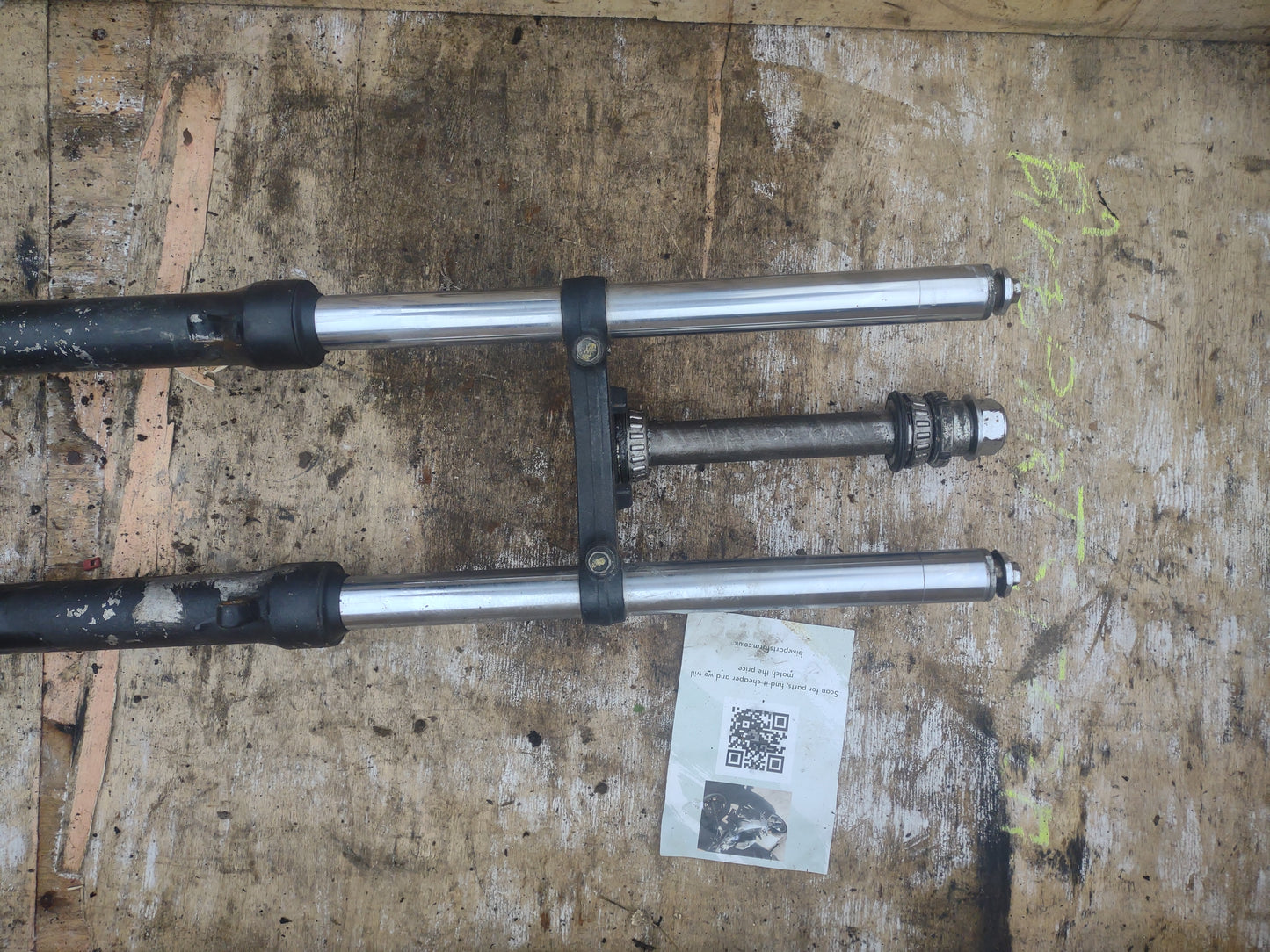 Honda CBF 125 front forks, top & bottom yoke