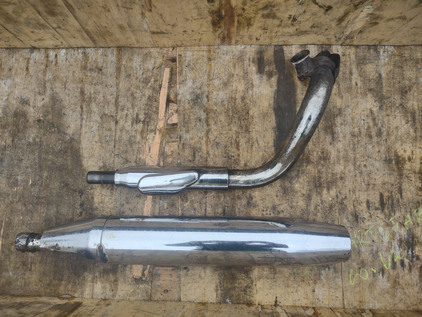 Yamaha xvs 650 dragstar exhaust (OEM) used