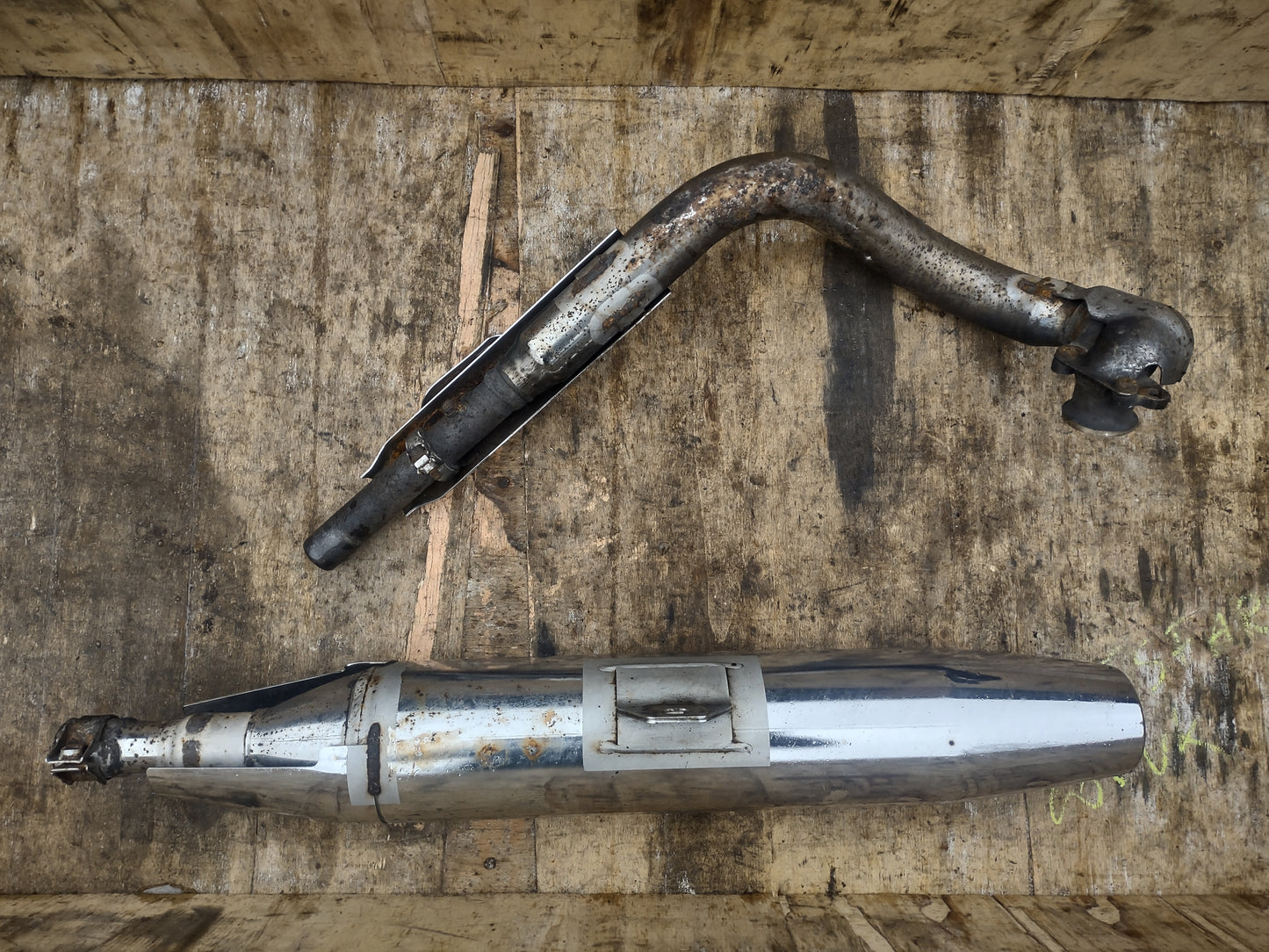 Yamaha xvs 650 dragstar exhaust (OEM) used