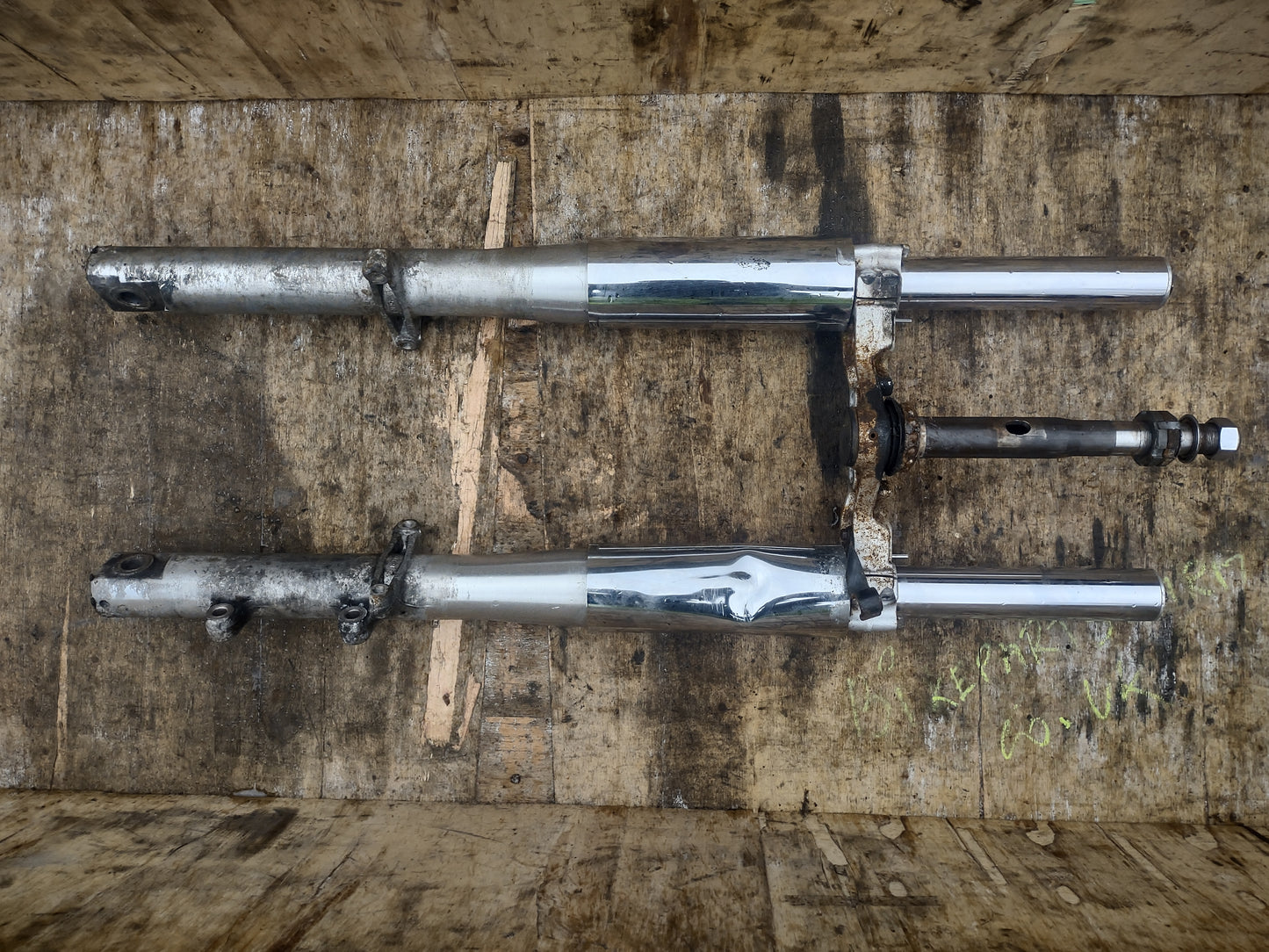 Yamaha xvs 650 dragstar front forks, bottom yoke (OEM) used