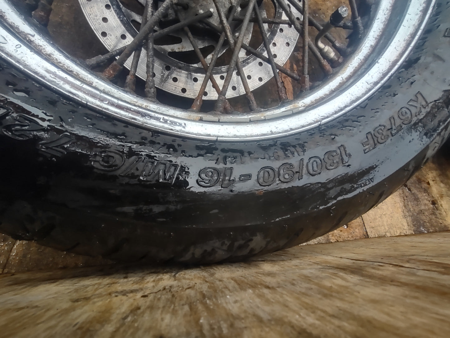 Yamaha xvs 650 dragstar wheels & tires (OEM) used