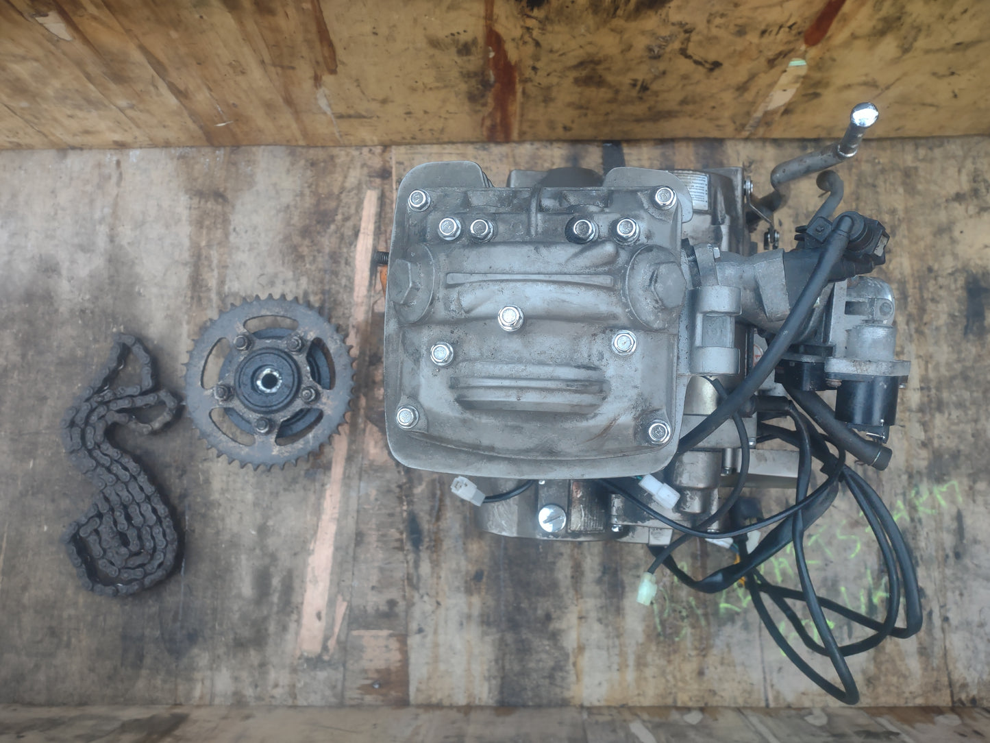 Lexmoto assault 125 KD156 FMI complete engine, chain and sprocket 2022
