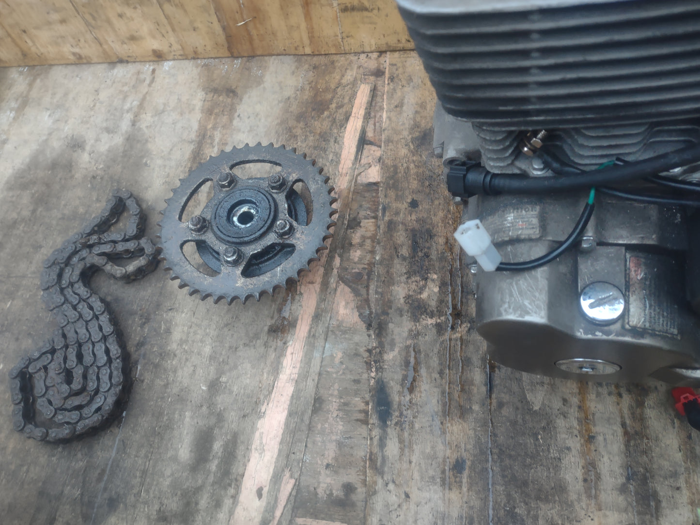 Lexmoto assault 125 KD156 FMI complete engine, chain and sprocket 2022