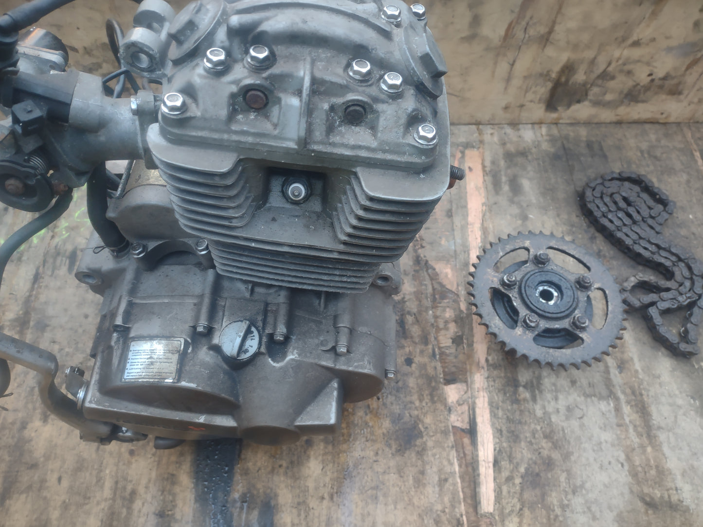 Lexmoto assault 125 KD156 FMI complete engine, chain and sprocket 2022