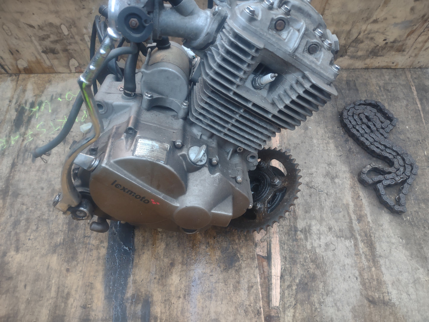 Lexmoto assault 125 KD156 FMI complete engine, chain and sprocket 2022