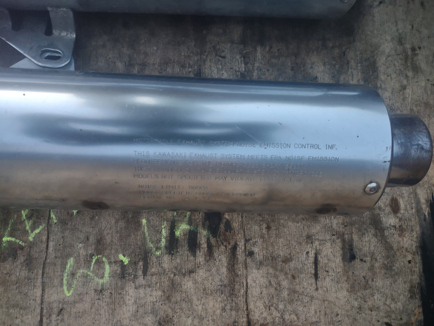 Kawasaki zzr600 exhaust, cans and header (OEM) 1993