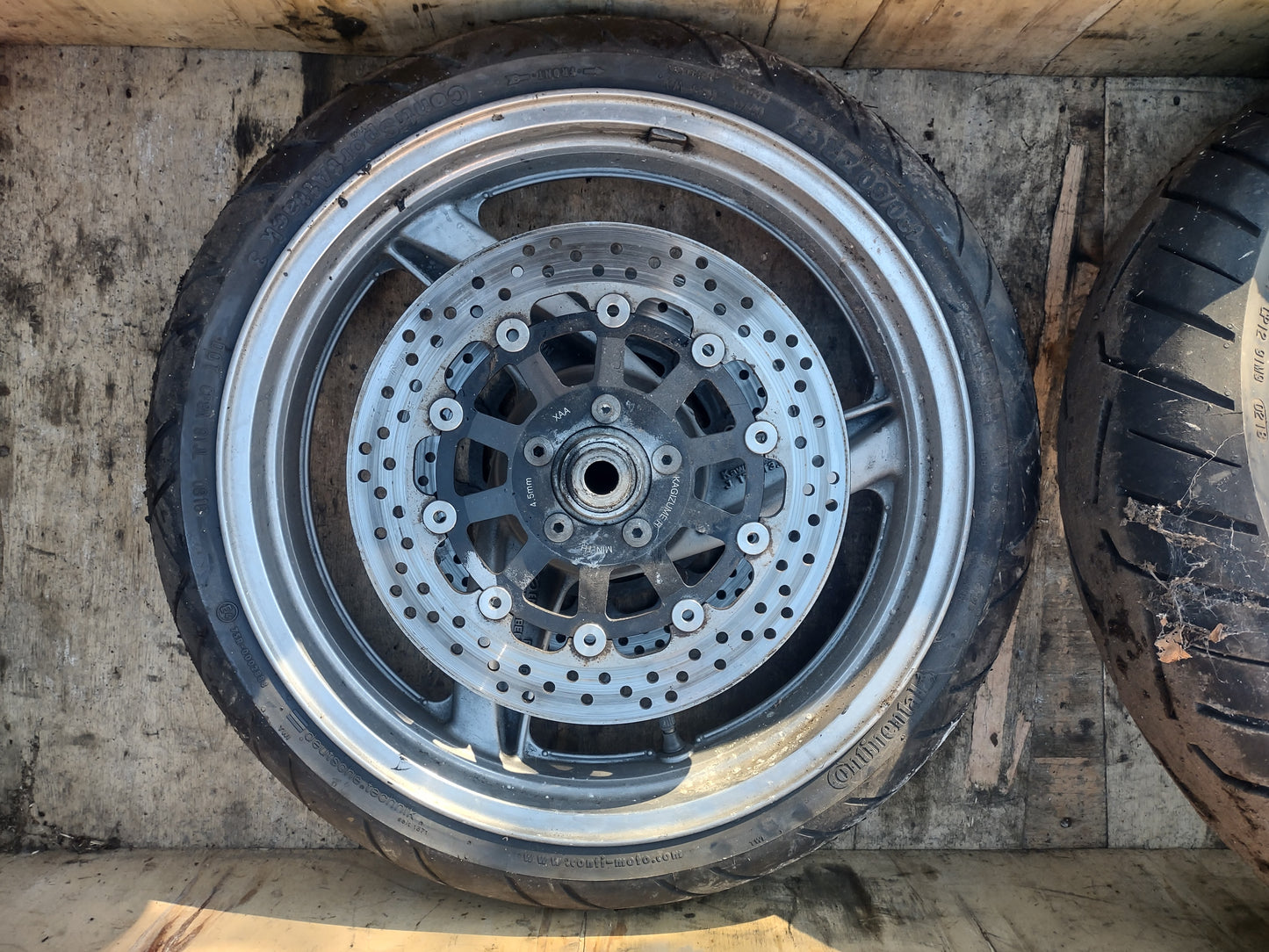 Kawasaki zzr600 wheels, tires, discs (OEM) used