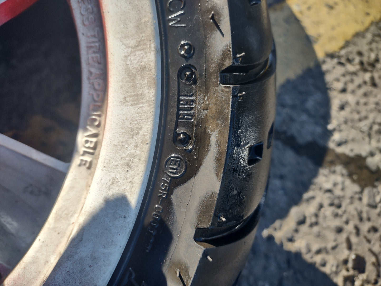Sym Jet 50 wheels & tires (OEM)