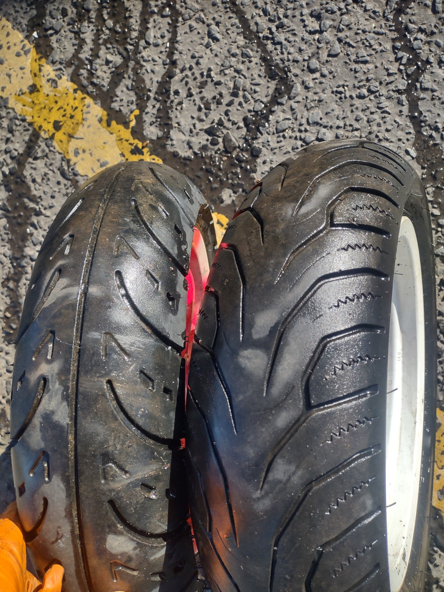 Sym Jet 50 wheels & tires (OEM)
