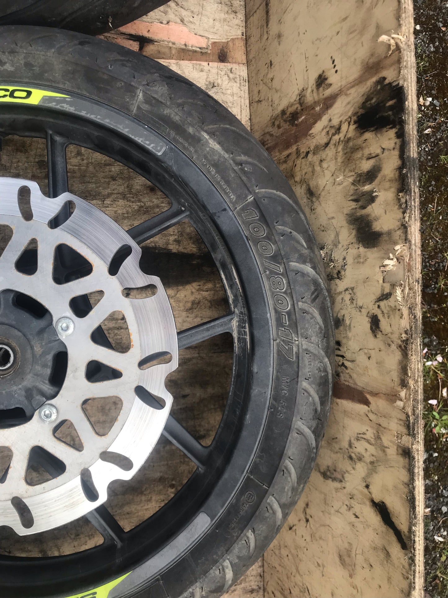 SHERCO supermoto SM-R 50 cc 17" wheels & tyres (2021)