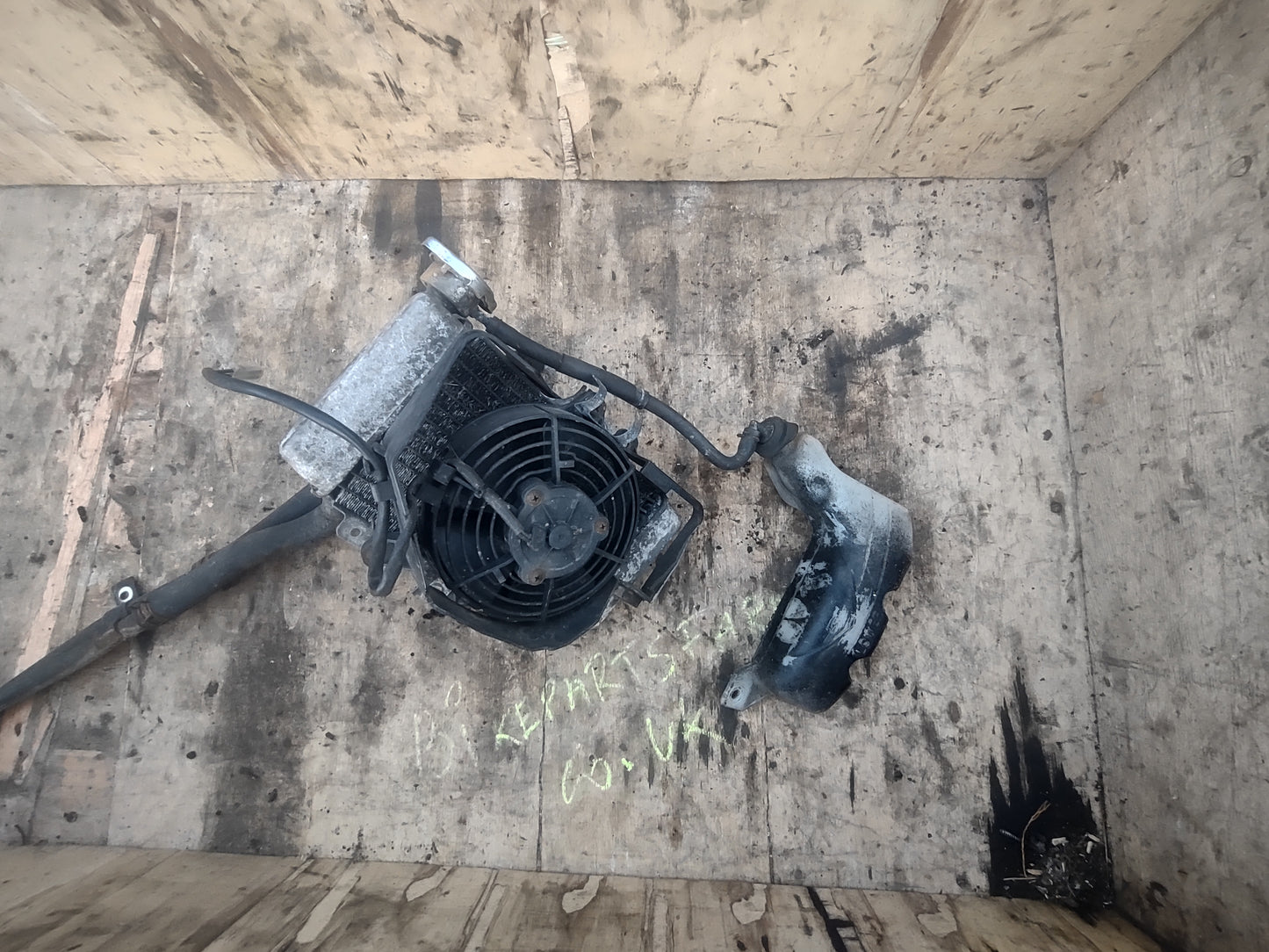 Honda PES 125 radiator, fan and hoses