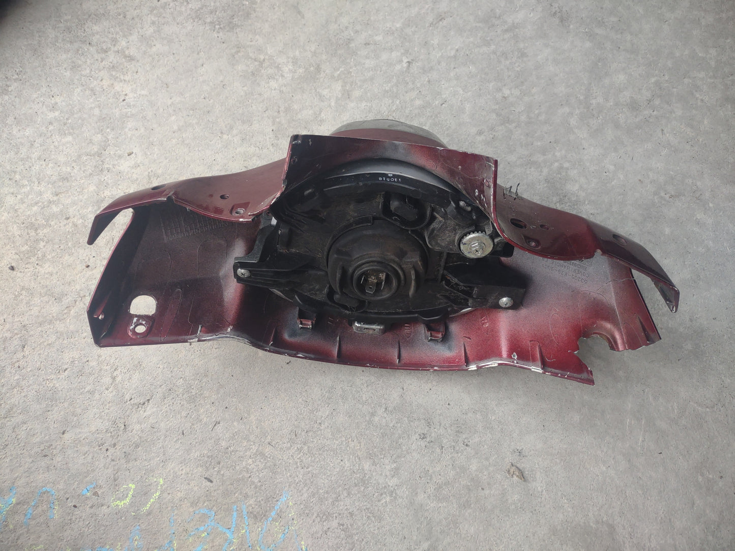 Honda ANC 125 SH MODE 125 front headlight and cowling (OEM) used