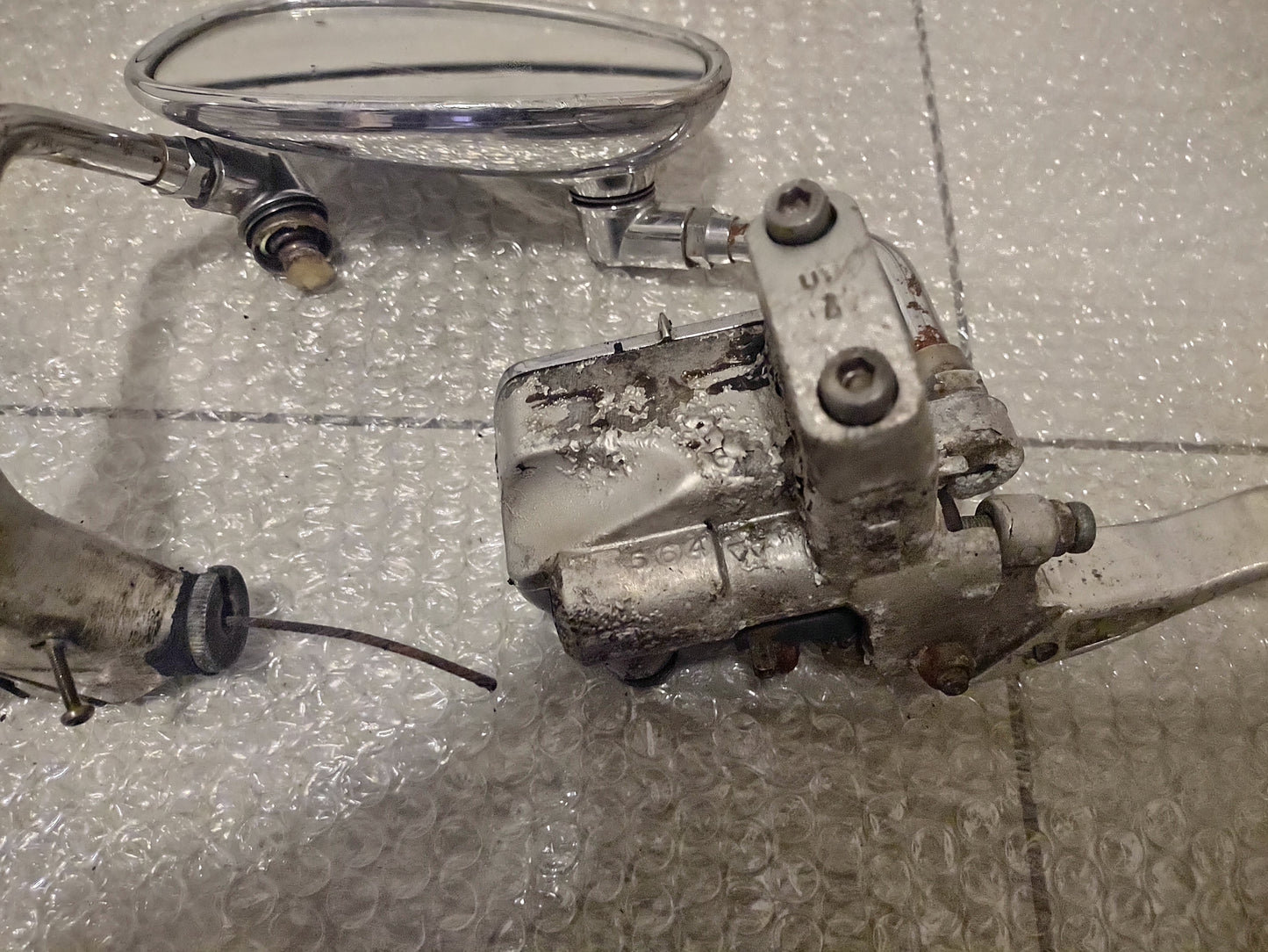 Yamaha xvs 650 dragstar brake booster, mirror, lever/s (OEM) used