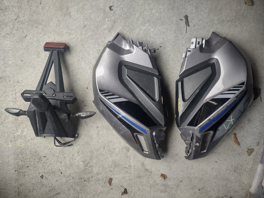 Lexmoto LXR 125 fairings (OEM) used