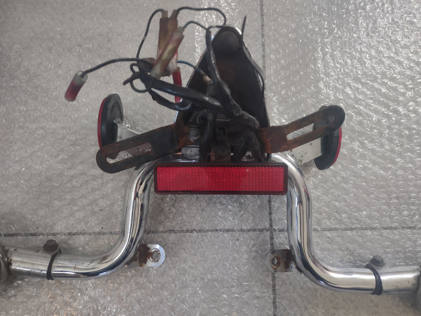Yamaha xvs 650 dragstar; licence plate holder, indicators (OEM) used