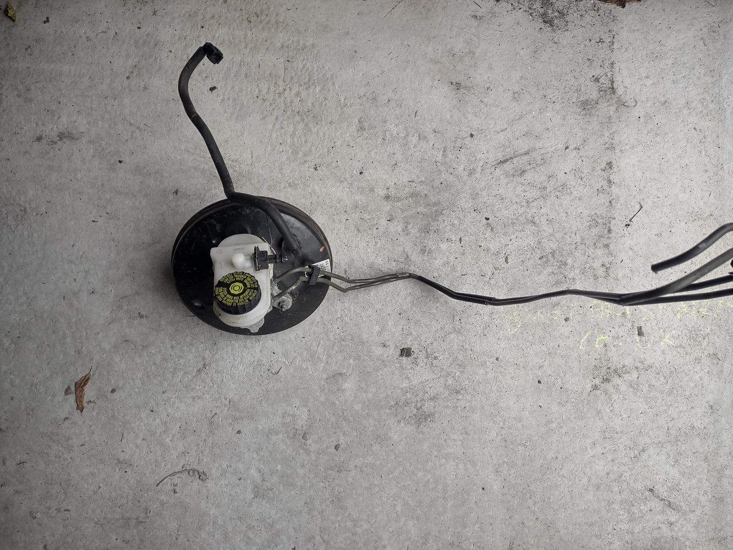 Citroen C1 brake booster / brake servo master cylinder