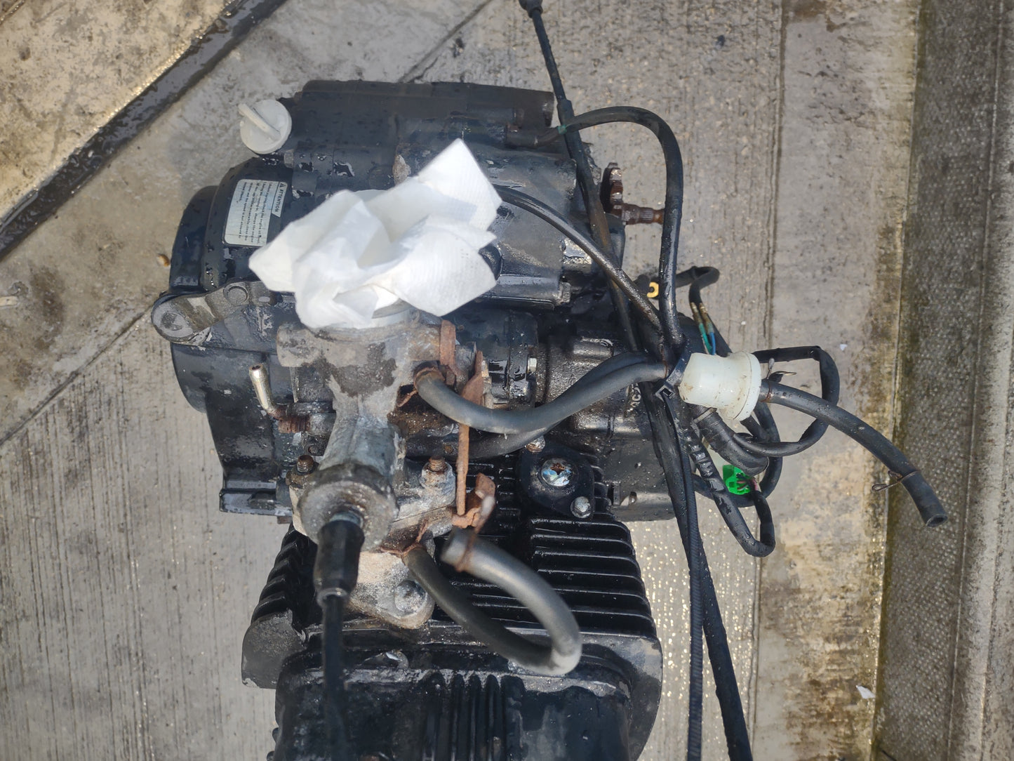 Lexmoto ZSX F 125 complete engine (2017)