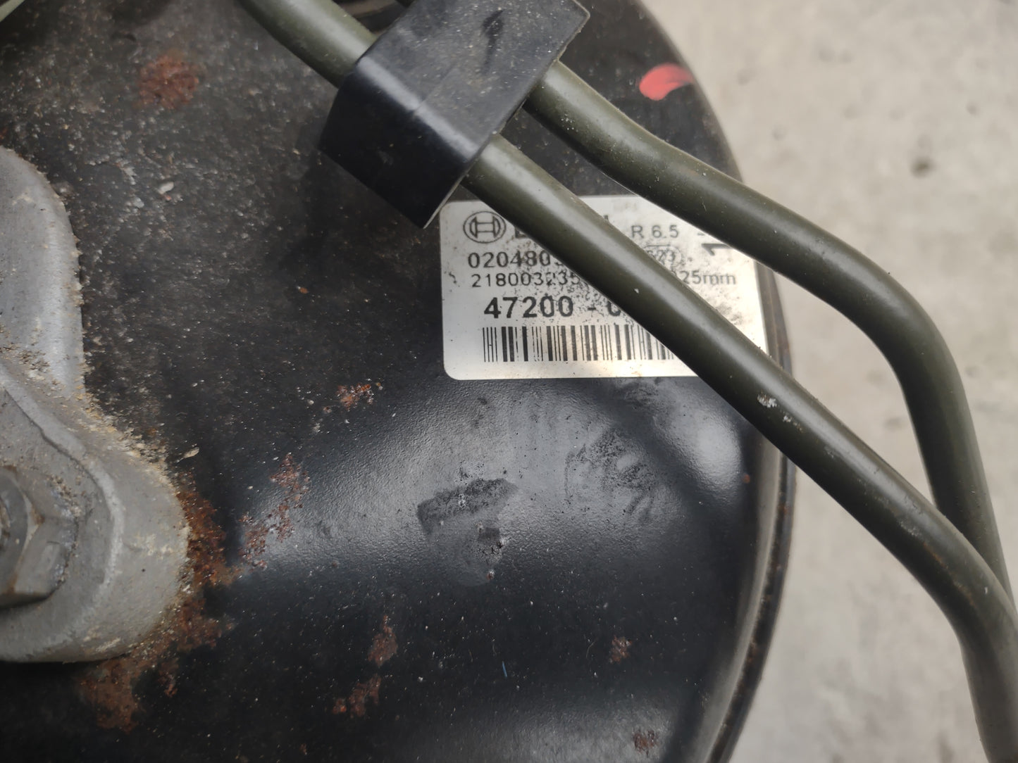 Citroen C1 brake booster / brake servo master cylinder